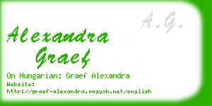 alexandra graef business card